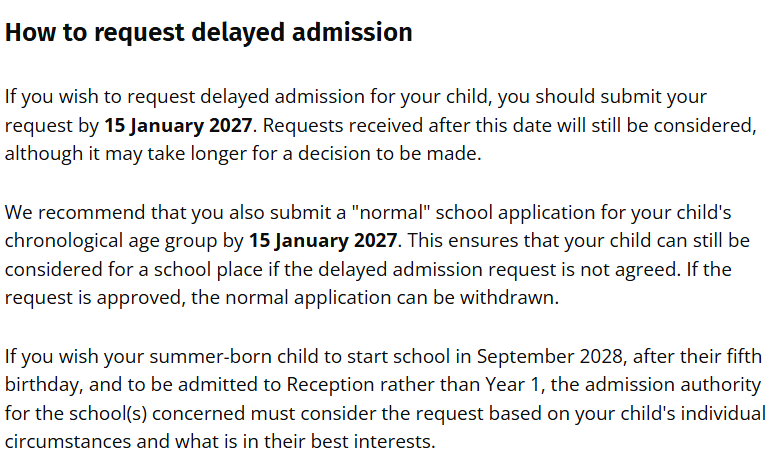 How to request a delay
